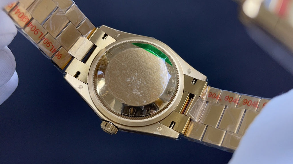 Day-Date 36 Yellow Gold mit Turquoise Dial and Diamond-Set Roman Numerals