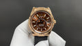 Sky-Dweller Everose Gold with Chocolate Dial and Oysterflex Bracelet