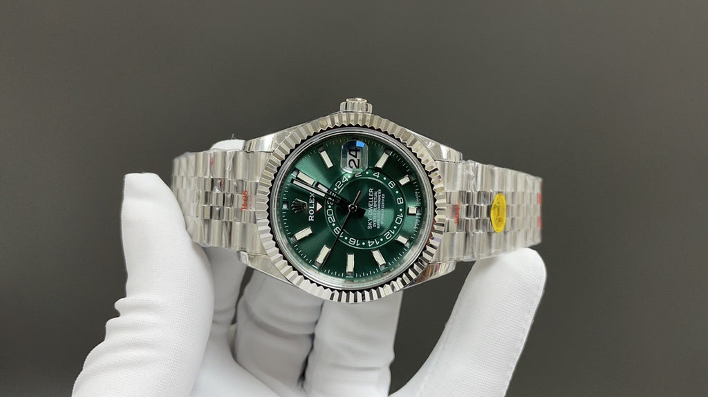 Sky-Dweller Oystersteel with Mint Green Dial and Jubilee Bracelet