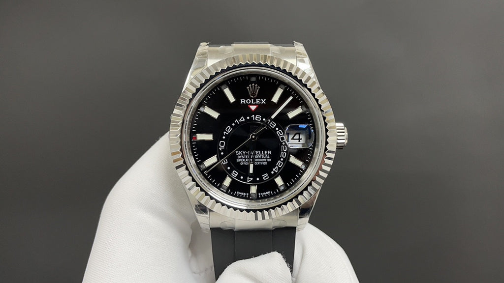 Sky-Dweller 336239 met zwarte wijzerplaat