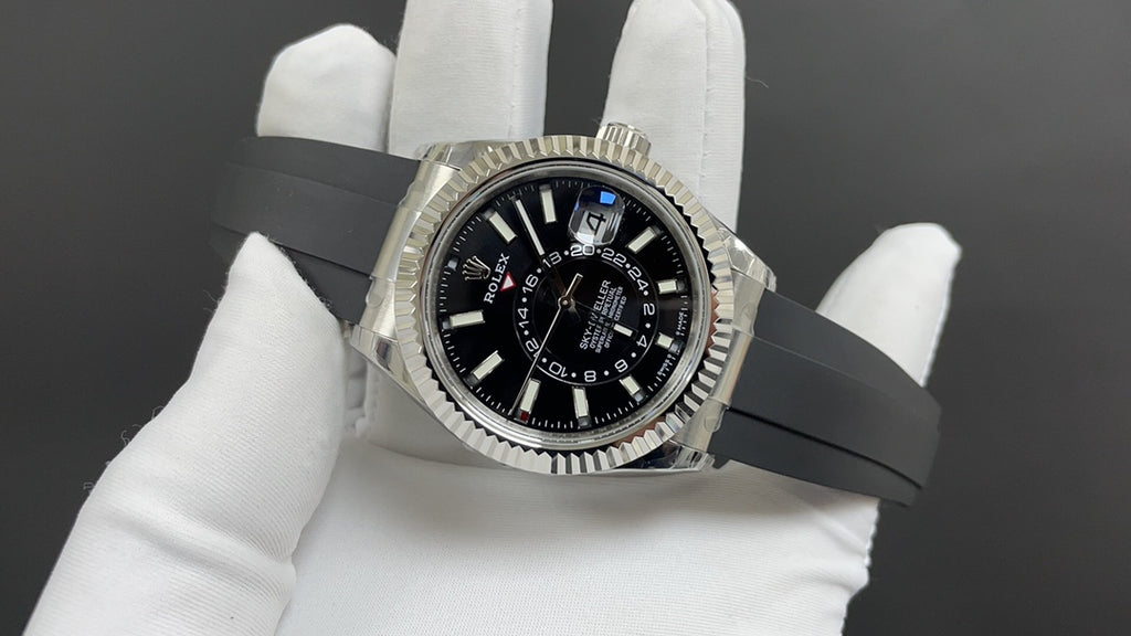Sky-Dweller 336239 met zwarte wijzerplaat