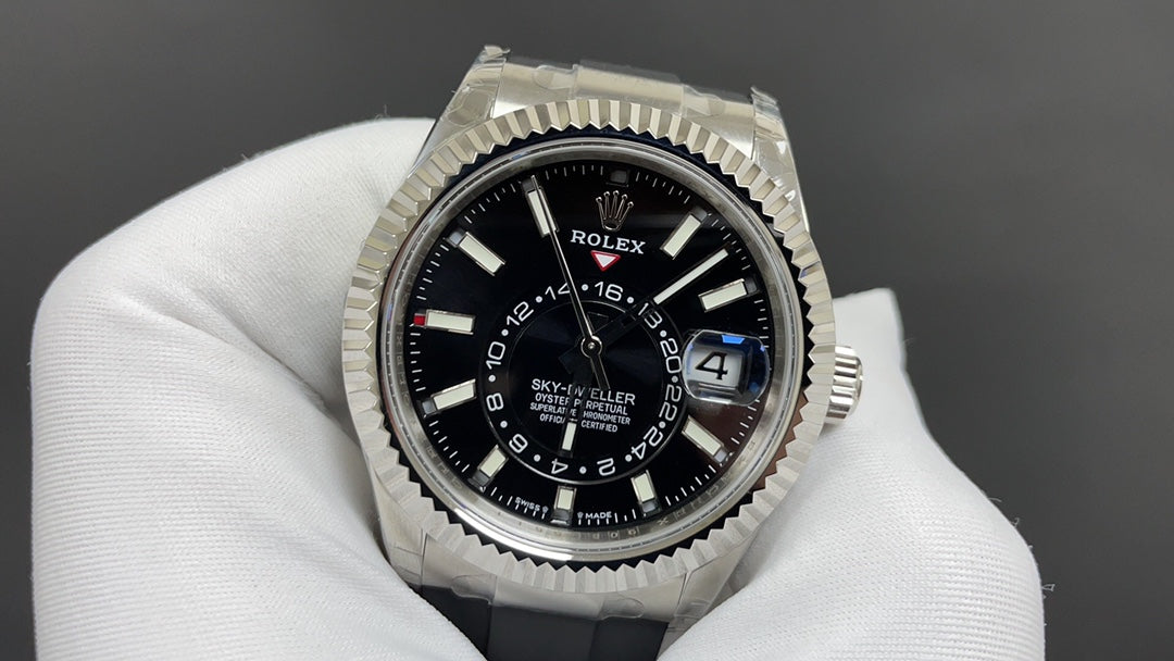 Sky-Dweller 336239 met zwarte wijzerplaat