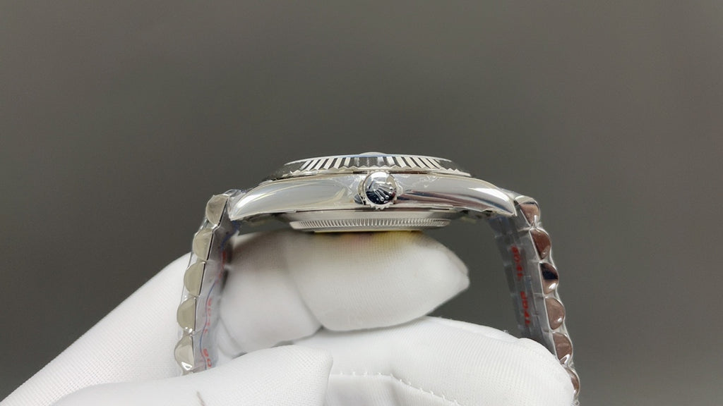 Datejust met groene wijzerplaat en Jubilee-band