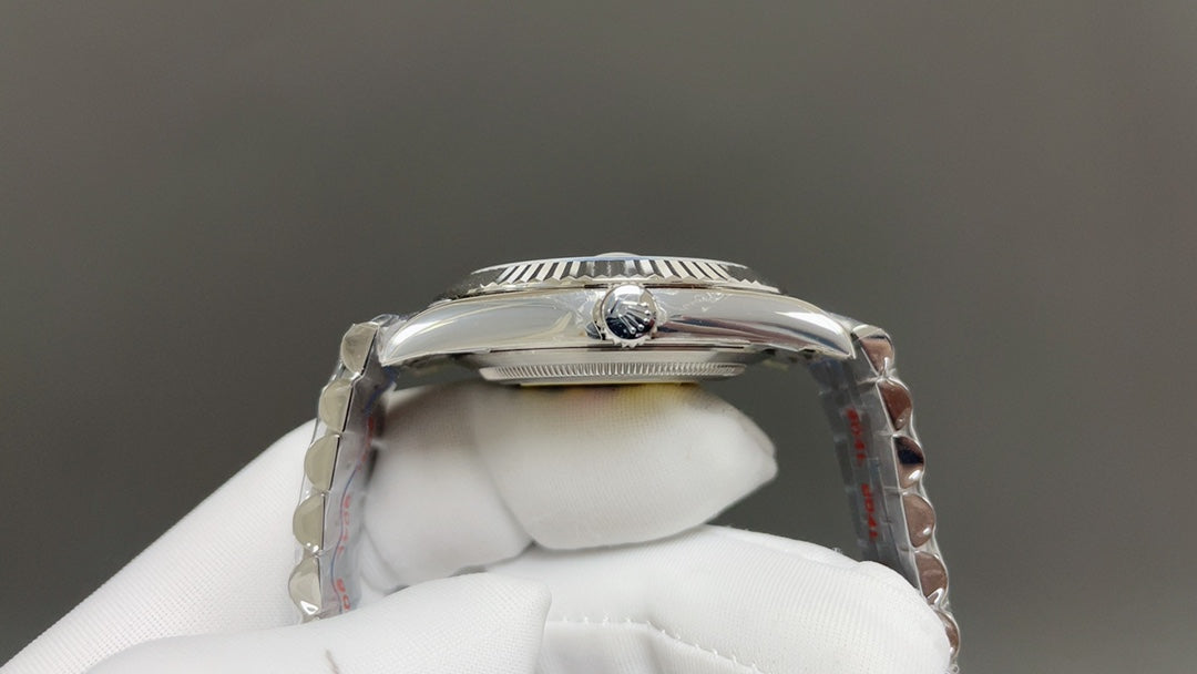 Datejust met groene wijzerplaat en Jubilee-band