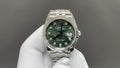 Datejust 36 olijfgroene wijzerplaat met palmmotief