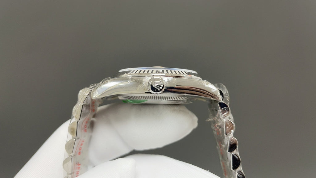 Datejust 36 olijfgroene wijzerplaat met palmmotief
