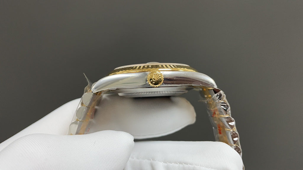 Datejust 41 - 126333 met champagne wijzerplaat en geelgouden Jubilee-band