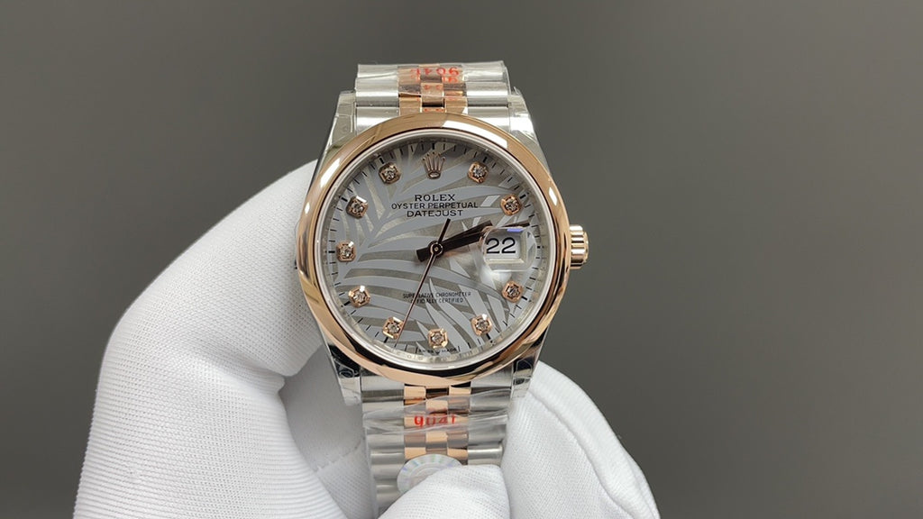 Datejust 36 - staal en Everose goud