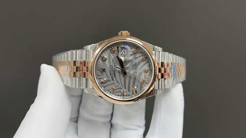 Datejust 36 - staal en Everose goud