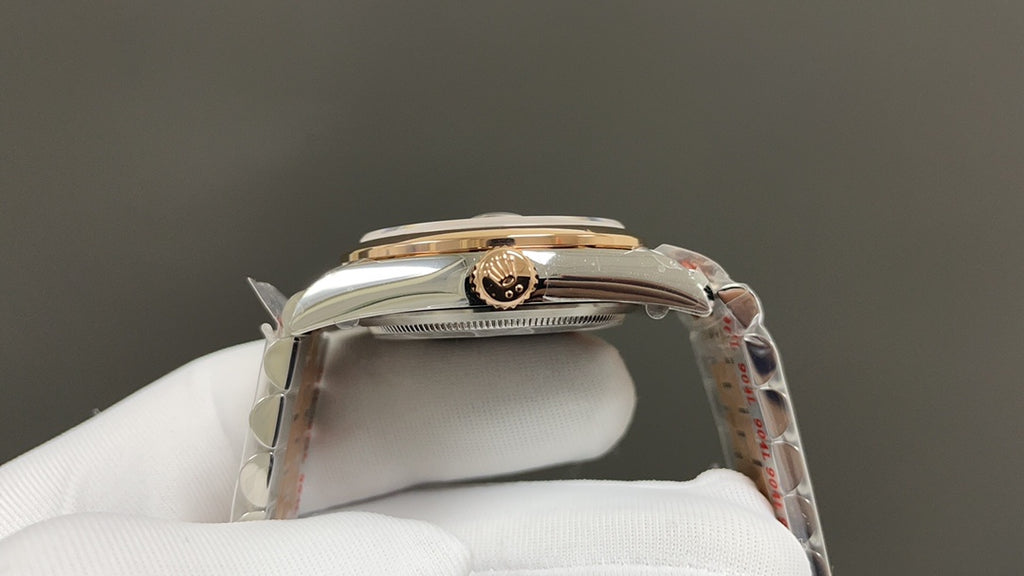 Datejust 36 - staal en Everose goud