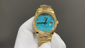 Day-Date 36 - geelgoud met turquoise wijzerplaat