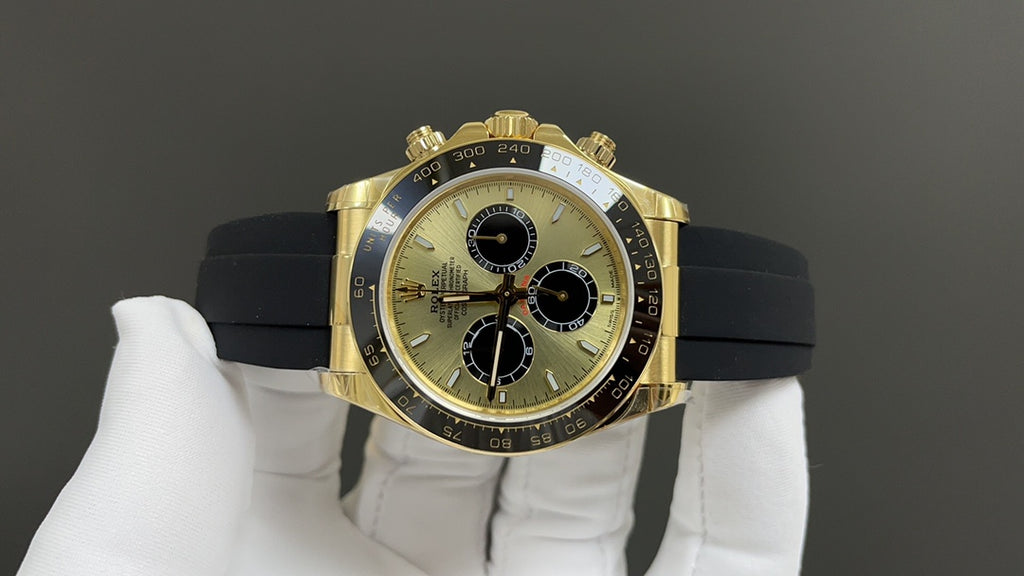 Cosmograph Daytona - geelgoud met champagnekleurige wijzerplaat