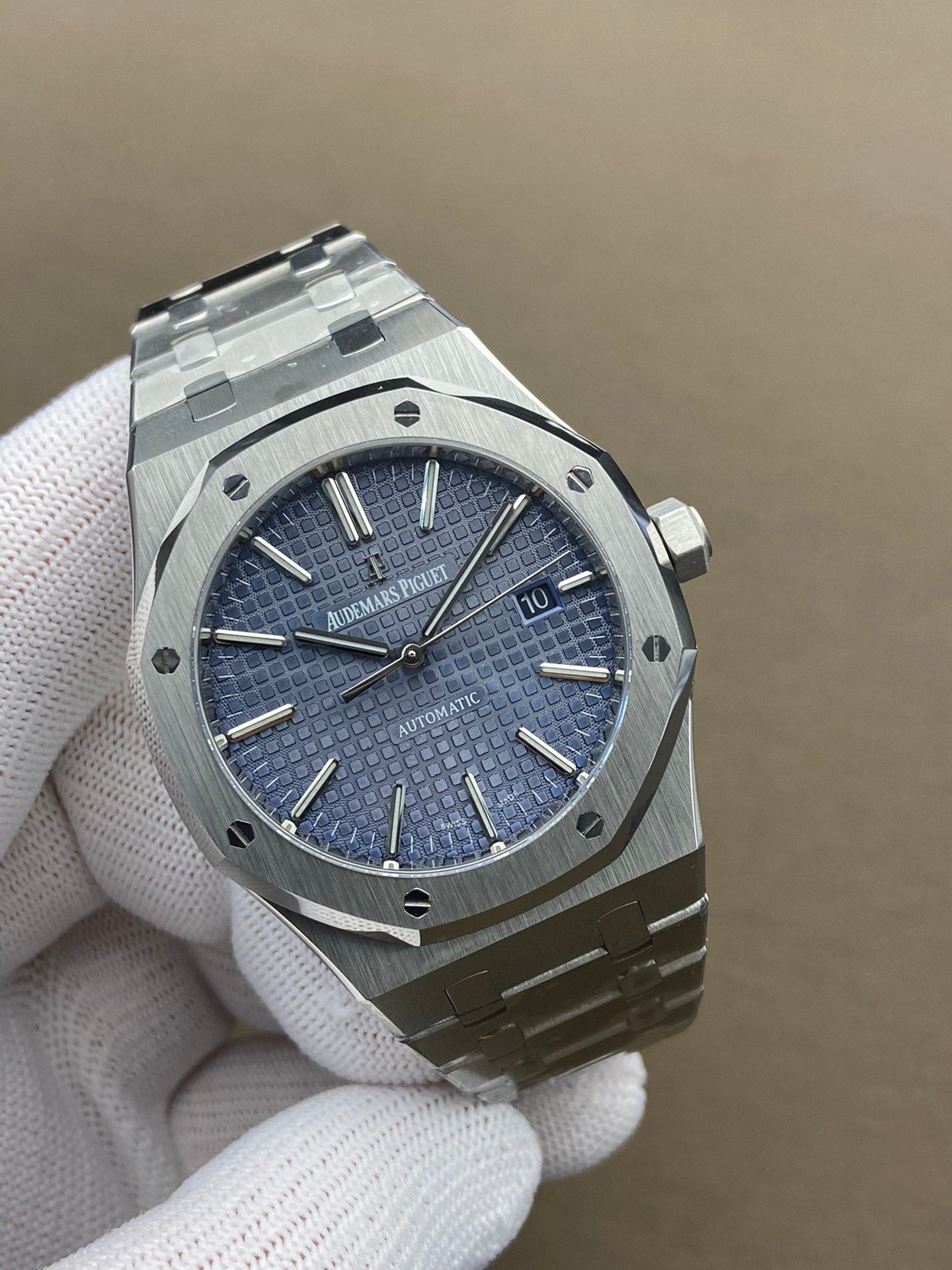 Royal Oak - met blauwe 'Grande Tapisserie'-wijzerplaat