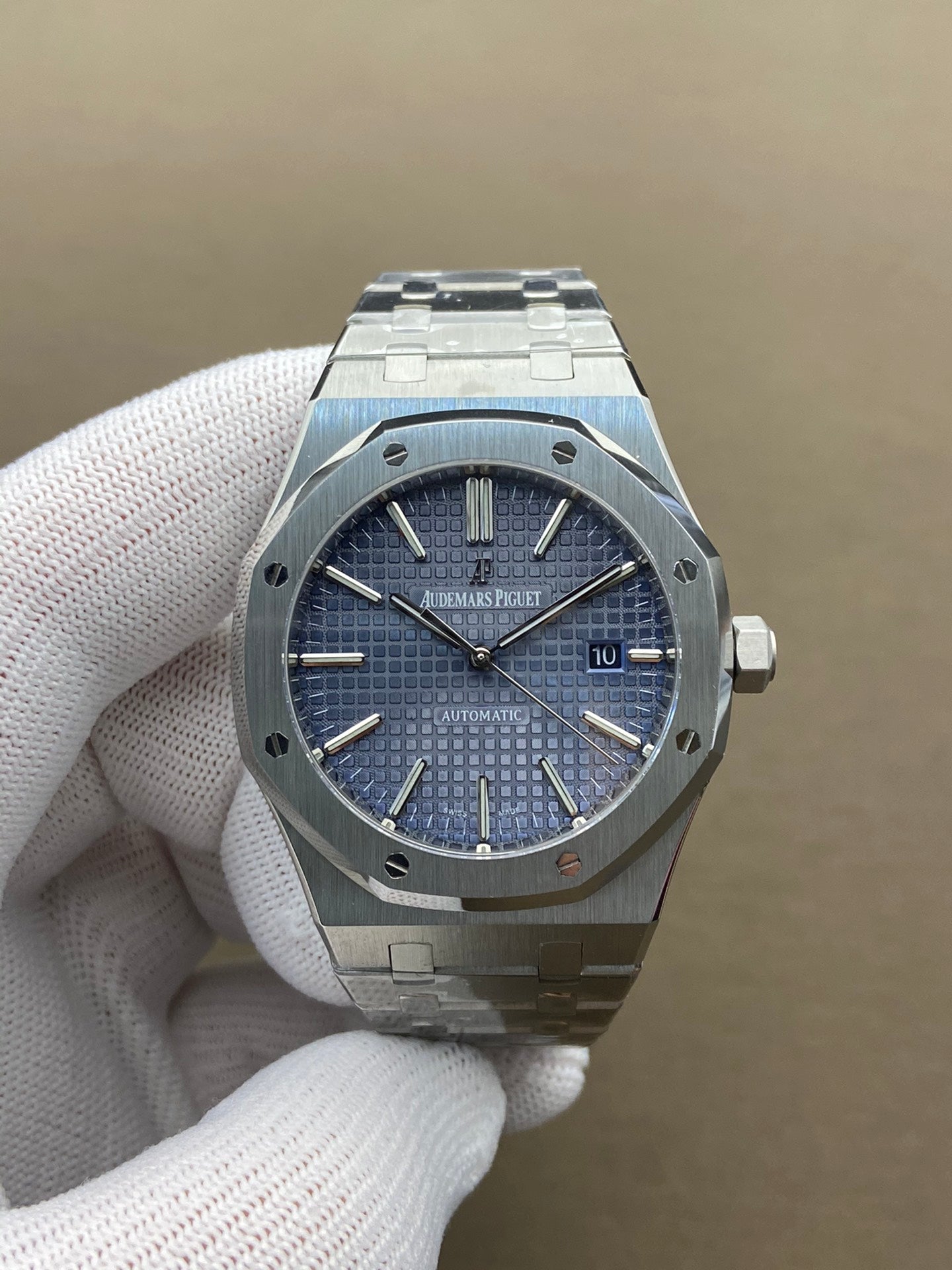 Royal Oak - met blauwe 'Grande Tapisserie'-wijzerplaat